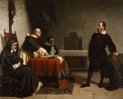 Galileo Galilei davanti al Tribunale dell'Inquisizione