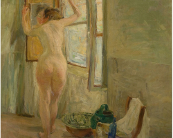Figura femminile alla finestra